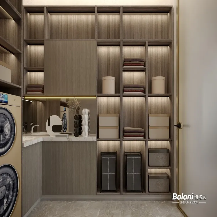 Italian Light Luxury Bathroom Cabinet (3)