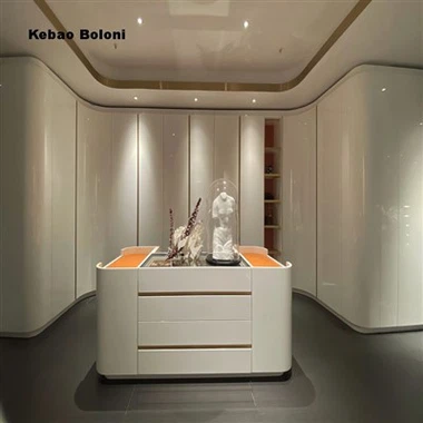 Almari pakaian mewah gaya baru